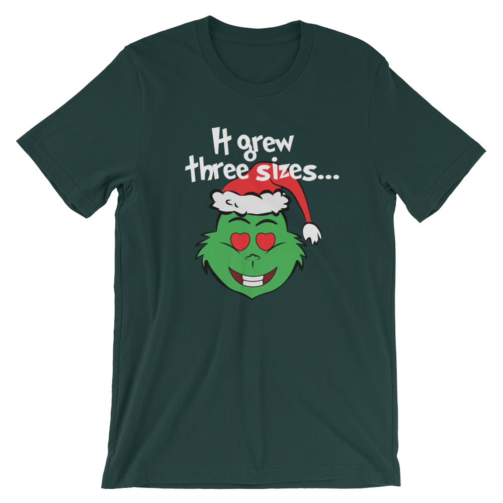 It Grew Three Sizes-Christmas T-Shirts-Swish Embassy