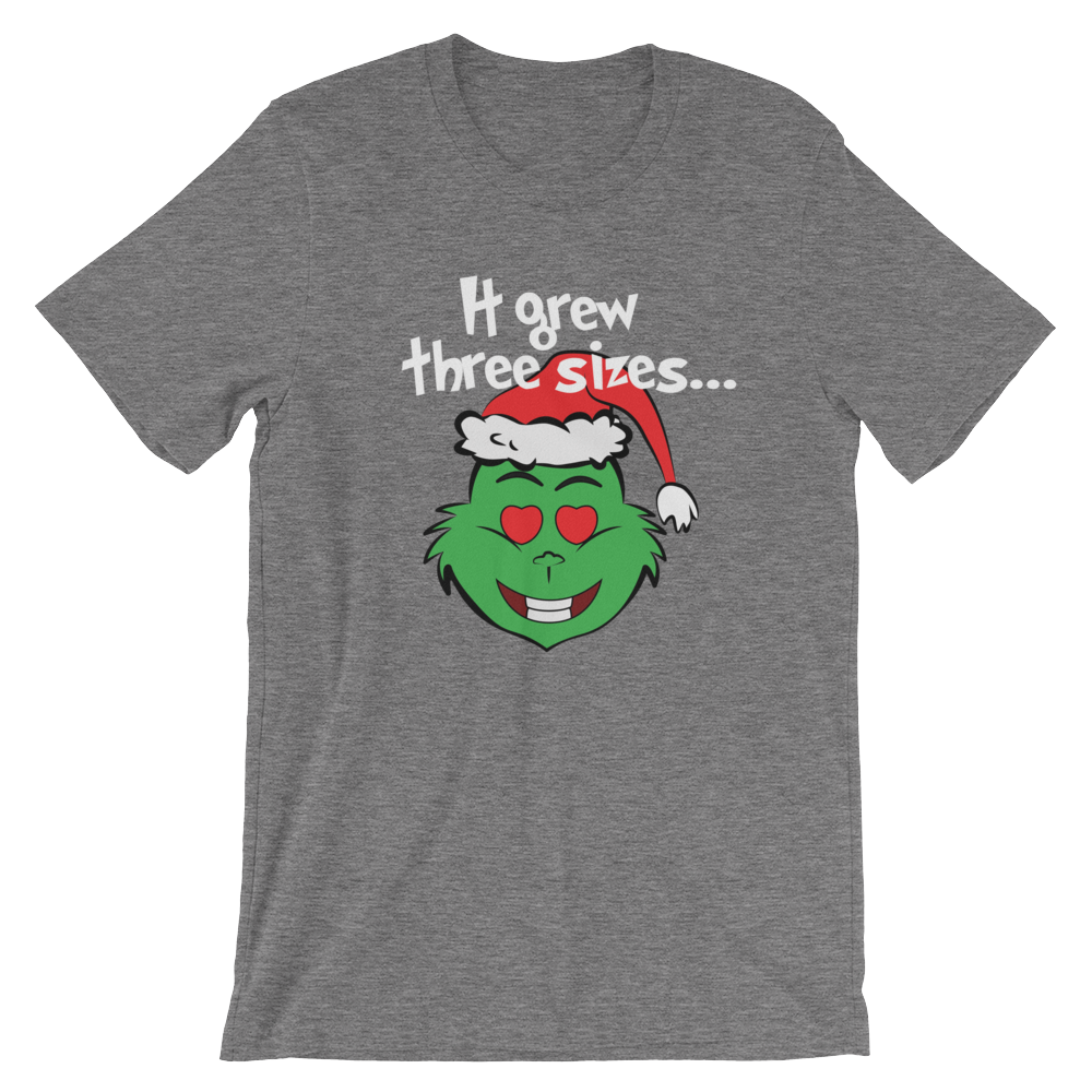 It Grew Three Sizes-Christmas T-Shirts-Swish Embassy