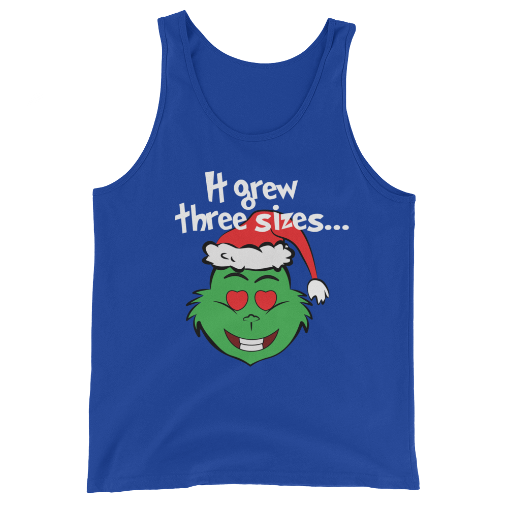 It Grew Three Sizes (Tank Top)-Christmas Tanks-Swish Embassy