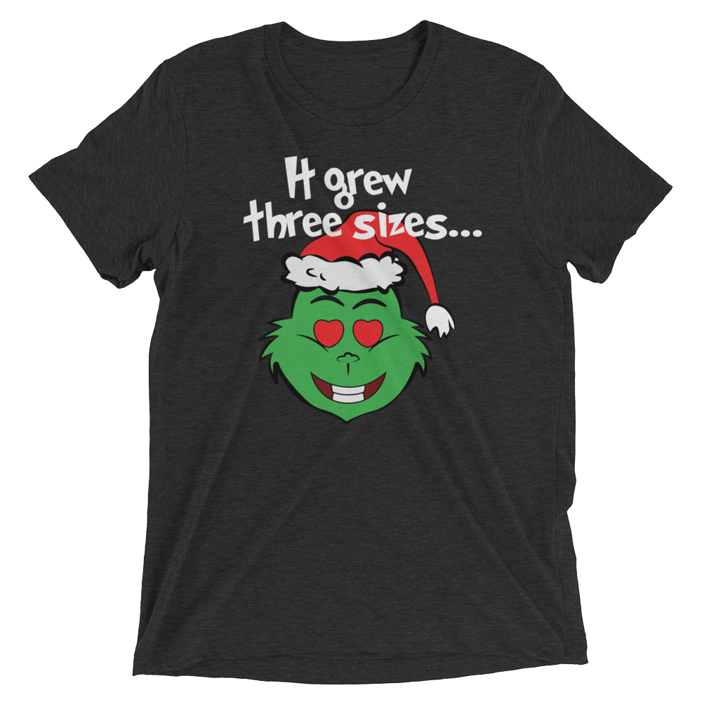 It Grew Three Sizes (Triblend)-Triblend T-Shirt-Swish Embassy