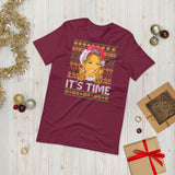 It's Time (Ugly Christmas)-T-Shirts-Swish Embassy