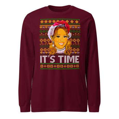 It's Time (Ugly Christmas)-T-Shirts-Swish Embassy