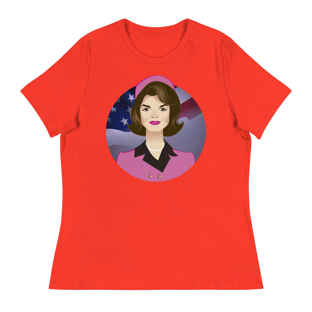 Jackie-O (Women's Relaxed T-Shirt)-Women's T-Shirts-Swish Embassy