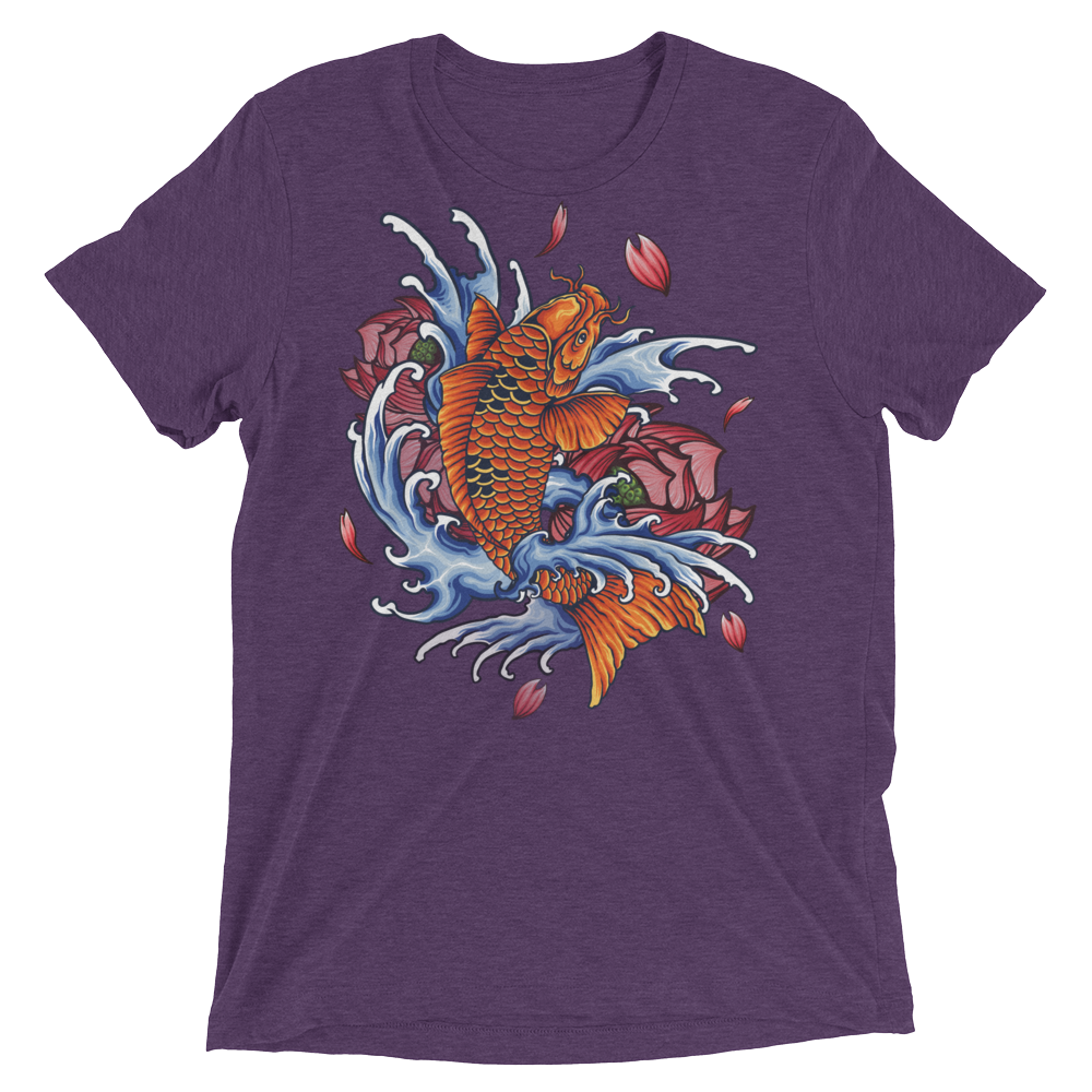 Koi (Triblend)-Triblend T-Shirt-Swish Embassy