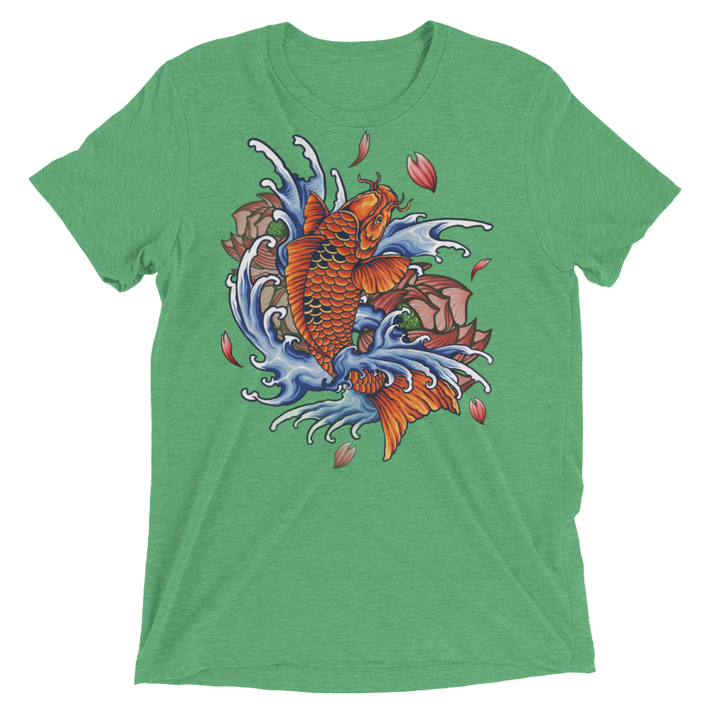 Koi (Triblend)-Triblend T-Shirt-Swish Embassy