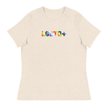 LGBTQ+ (Women's Relaxed T-Shirt)-Women's T-Shirts-Swish Embassy