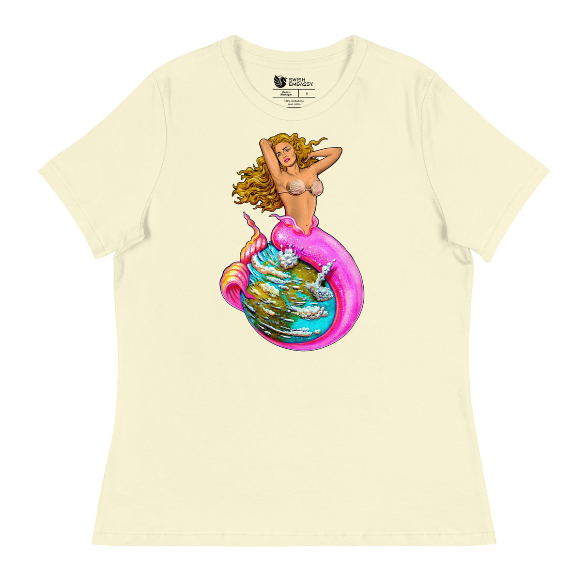 La Isla Sirena (Women's Relaxed T-Shirt)-Women's T-Shirts-Swish Embassy