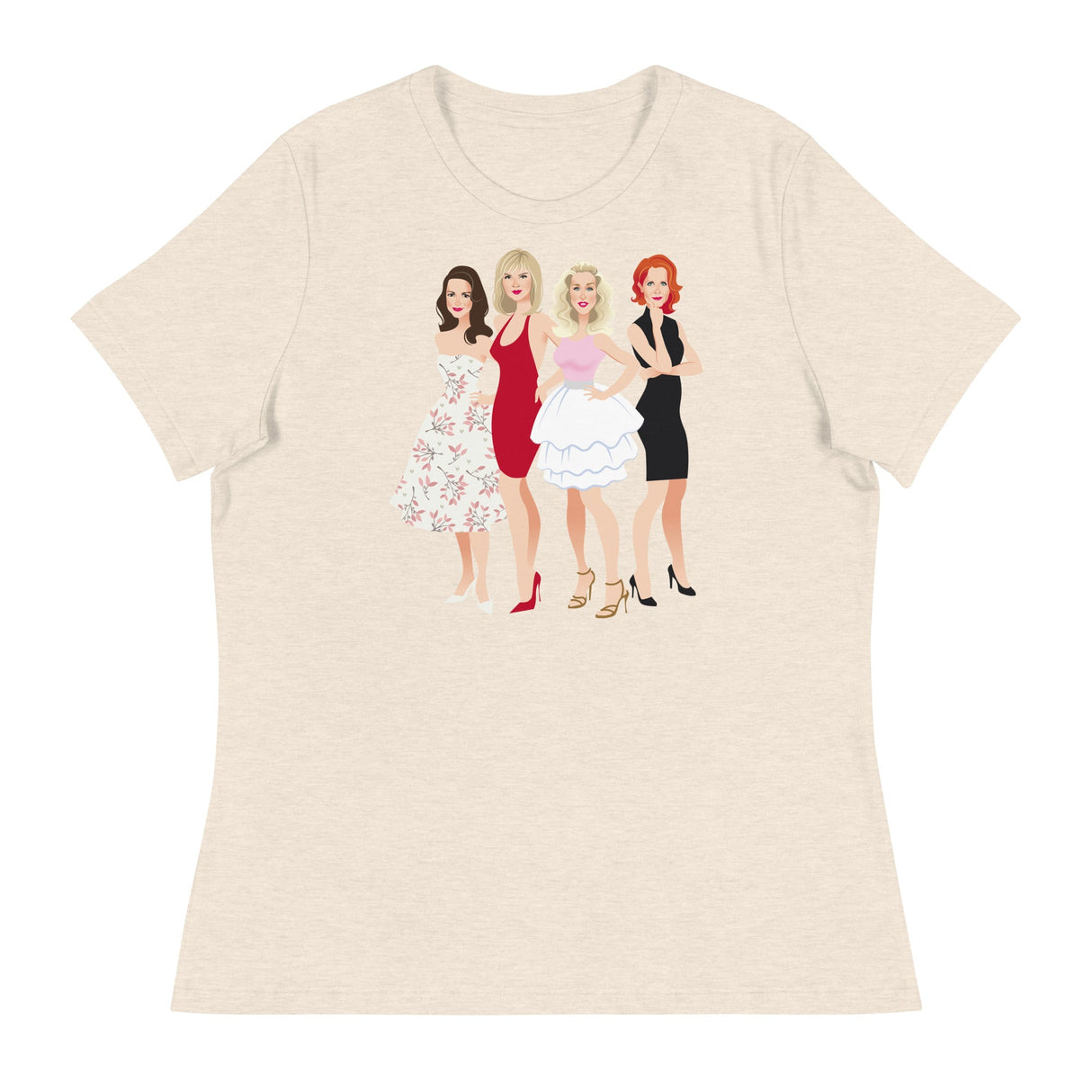 Ladies Who Brunch (Women's Relaxed T-Shirt)-Women's T-Shirts-Swish Embassy