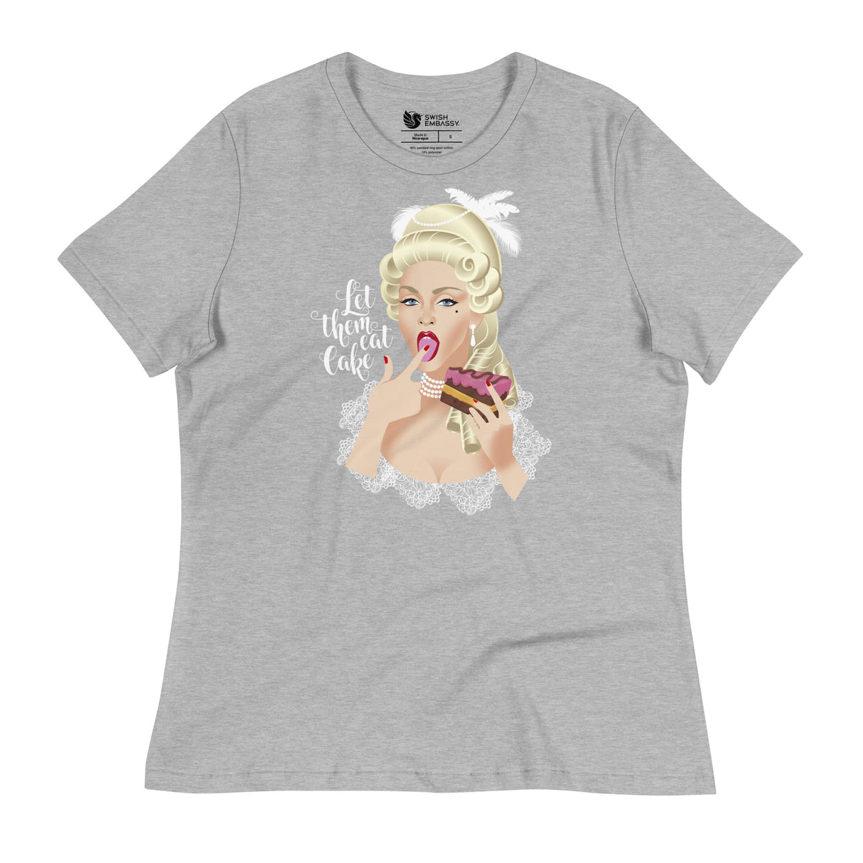 Let Them Eat Cake (Women's Relaxed T-Shirt)-Women's T-Shirts-Swish Embassy