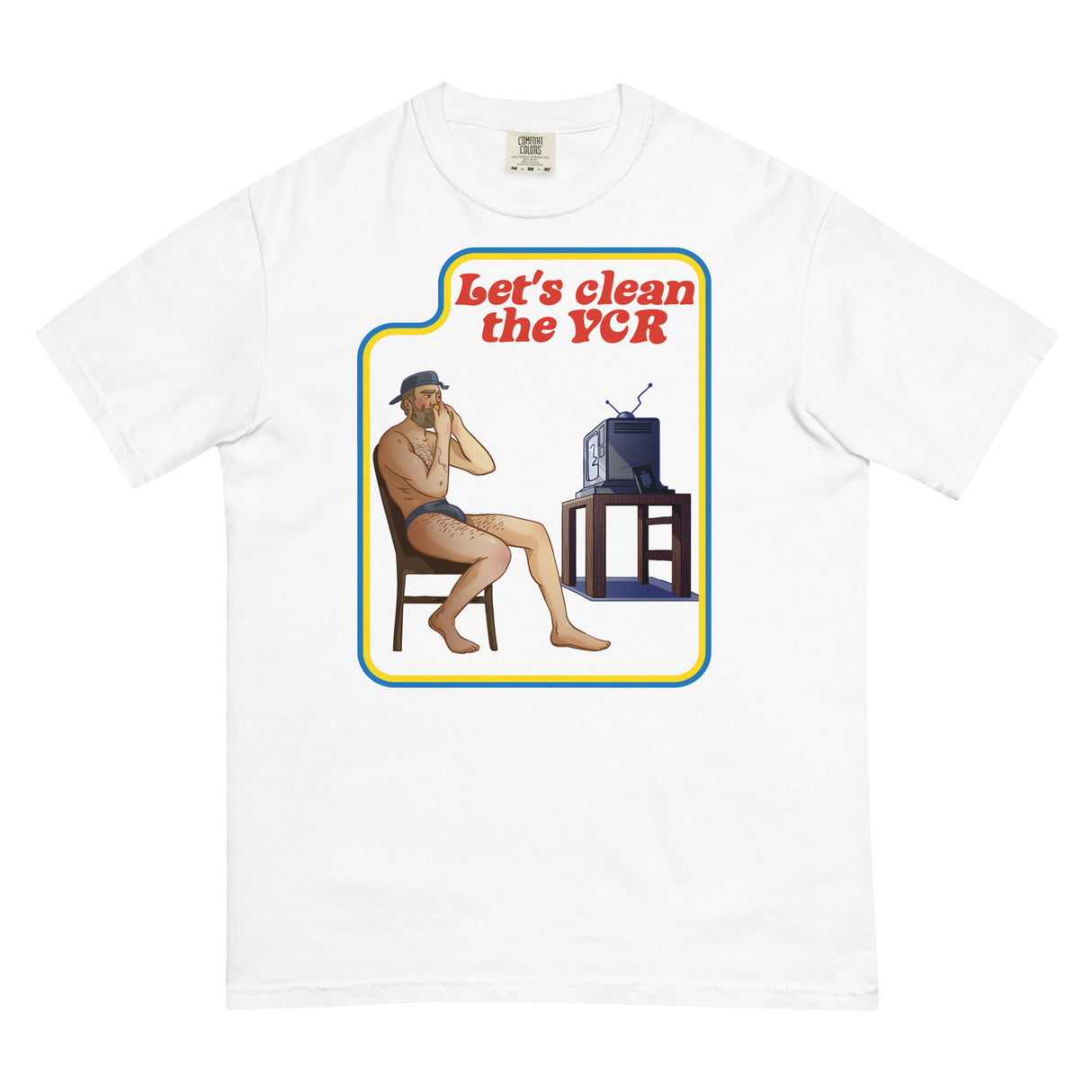 Let'S Clean The Vcr (Boxy Tee)-Boxy T-Shirt-Swish Embassy