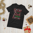 Lick Itself (Ugly Christmas)-T-Shirts-Swish Embassy