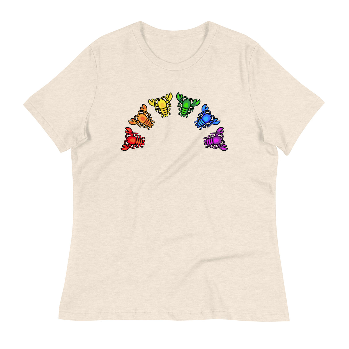 Lobster Pride (Women's Relaxed T-Shirt)-Women's T-Shirts-Swish Embassy