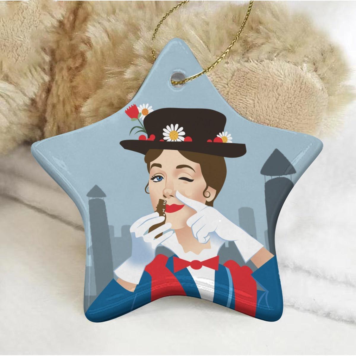 Mary Poppers (Ceramic Holiday Keepsake)-Ceramic Holiday Keepsake-Swish Embassy