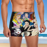 Material Girl (Square Cut Trunks)-Square Cut Trunks-Swish Embassy