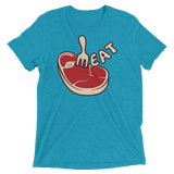 Meat (Triblend)-Triblend T-Shirt-Swish Embassy