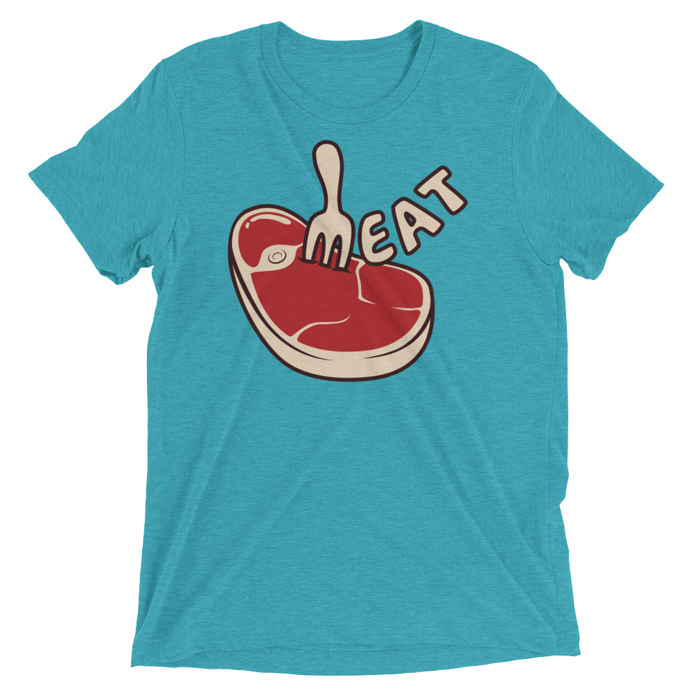 Meat (Triblend)-Triblend T-Shirt-Swish Embassy