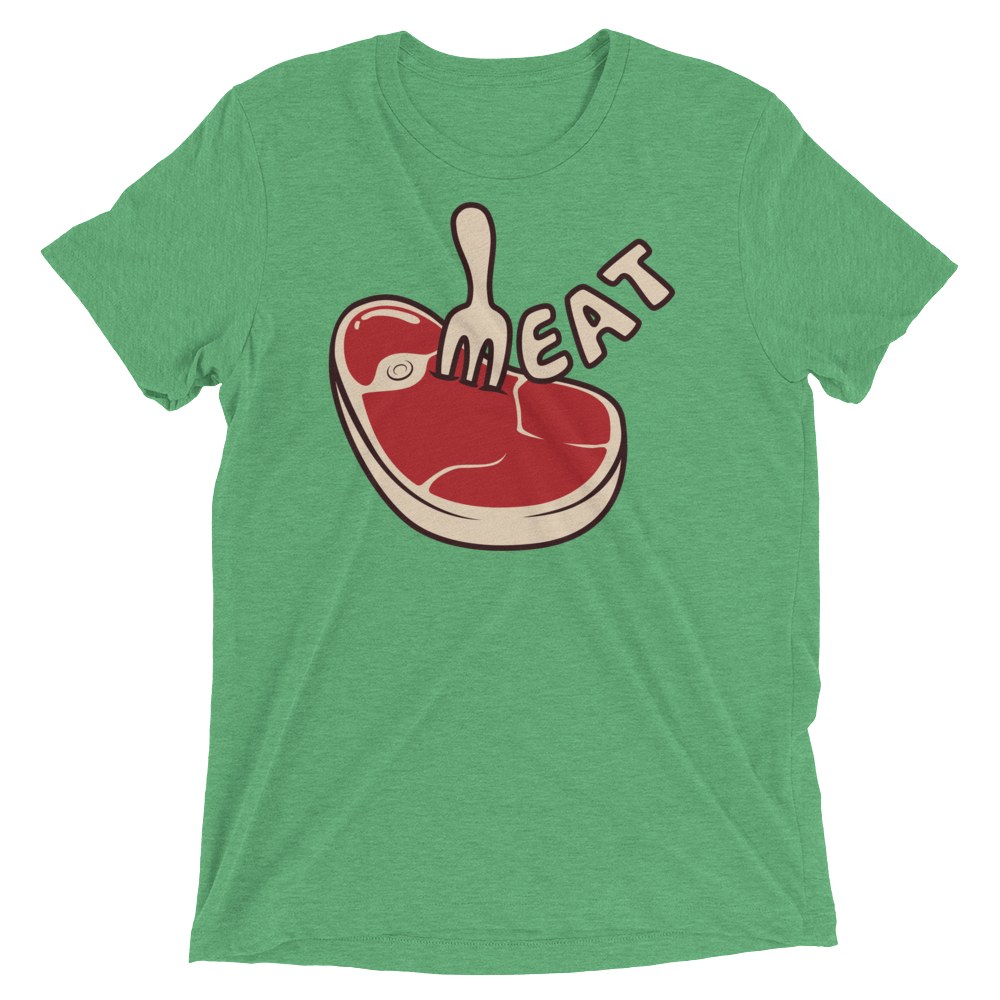 Meat (Triblend)-Triblend T-Shirt-Swish Embassy