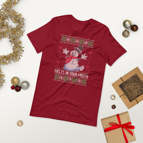 Melts In Your Mouth (Ugly Christmas)-Christmas T-Shirts-Swish Embassy