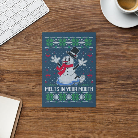 Melts in Your Mouth (Greeting card)-Christmas Card-Swish Embassy