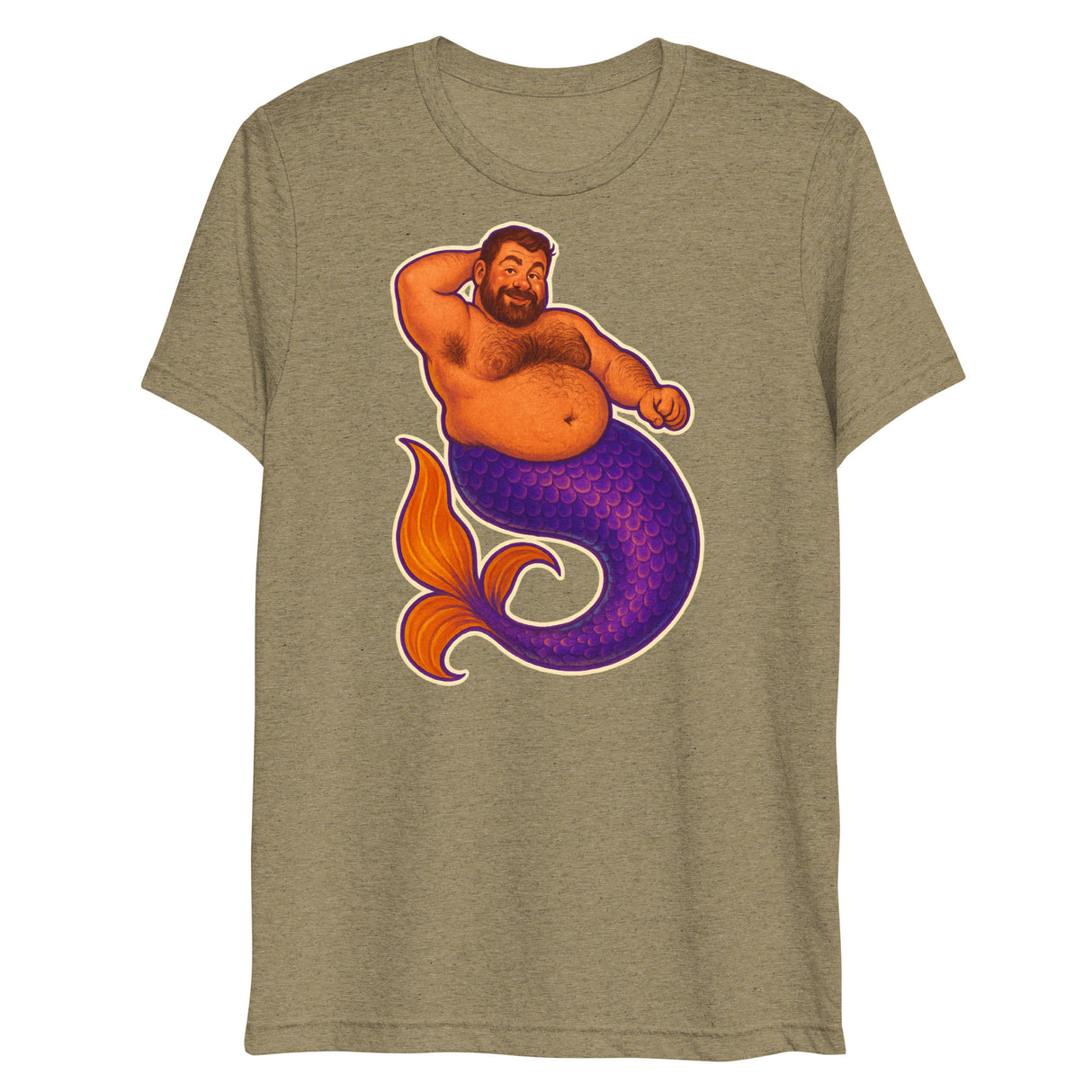 Mer-Grrr (Triblend)-Triblend T-Shirt-Swish Embassy