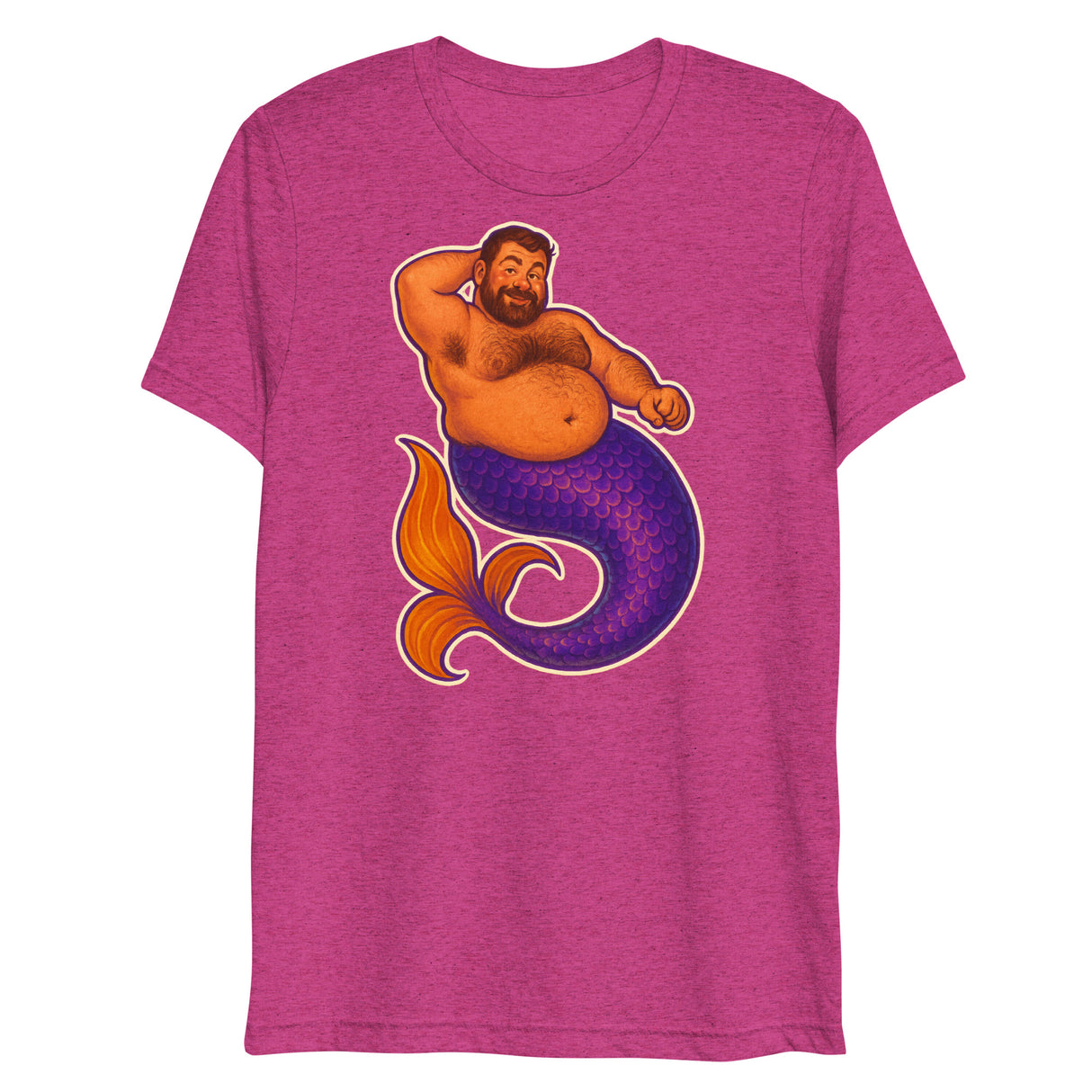 Mer-Grrr (Triblend)-Triblend T-Shirt-Swish Embassy