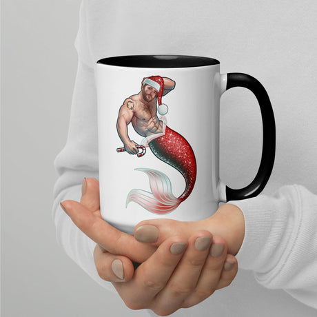 Merman Christmas (Christmas Mugs)-Christmas Mugs-Swish Embassy