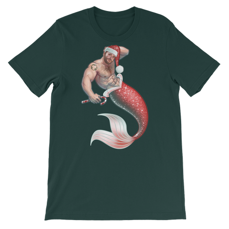 Merman Christmas-T-Shirts-Swish Embassy