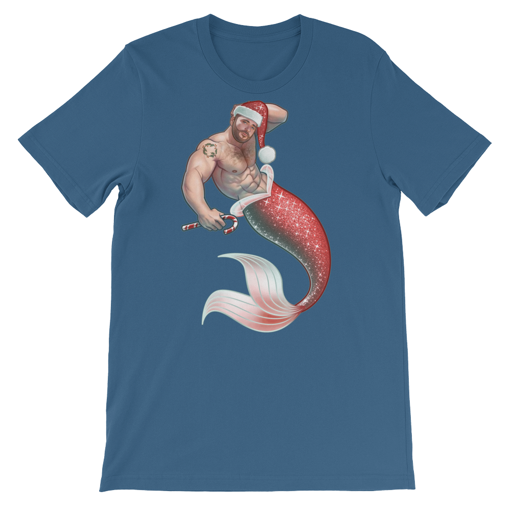 Merman Christmas-T-Shirts-Swish Embassy