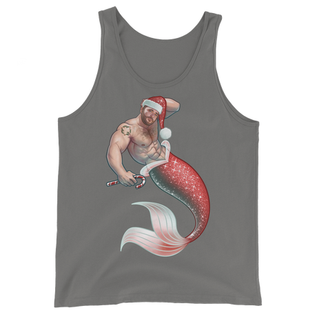 Merman Christmas (Tank Top)-Tank Top-Swish Embassy