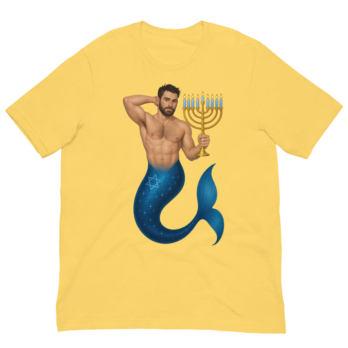 Mermenorah-Christmas T-Shirts-Swish Embassy