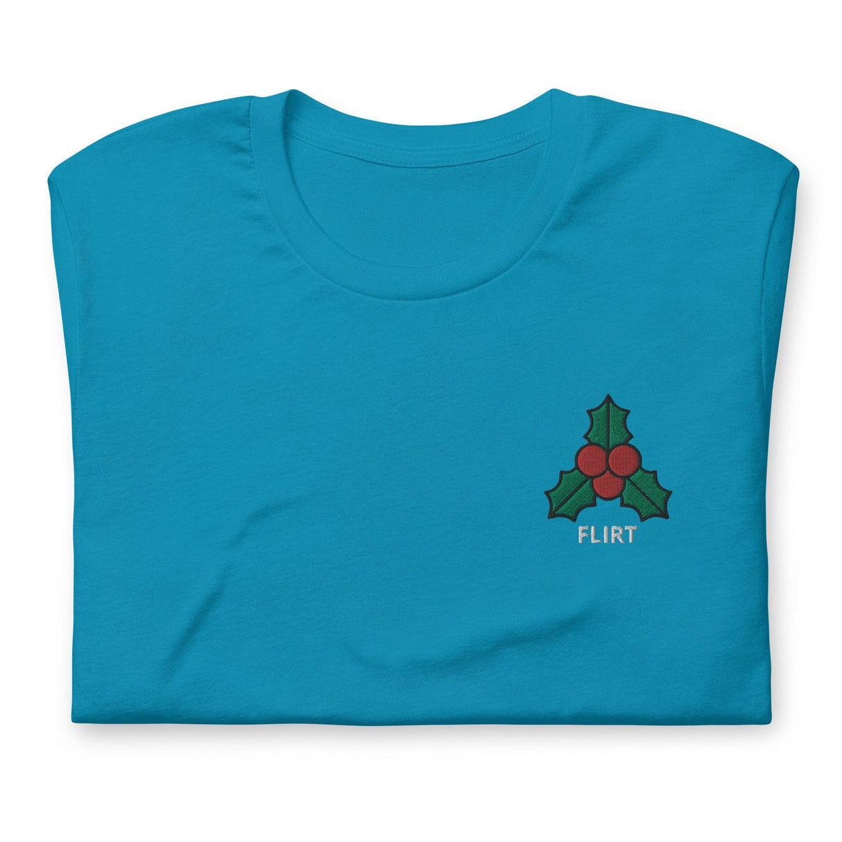 Mistletoe (Flirt)-Christmas T-Shirts-Swish Embassy