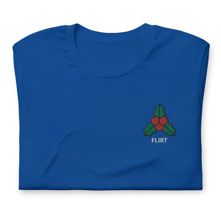 Mistletoe (Flirt)-Christmas T-Shirts Embroidery-Swish Embassy