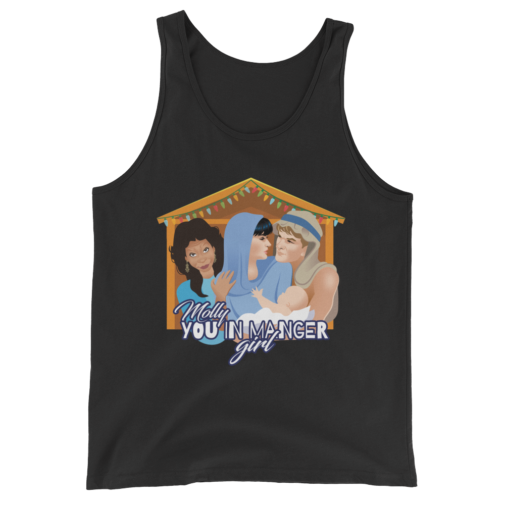 Molly, You in Manger Girl! (Tank Top)-Christmas Tanks-Swish Embassy