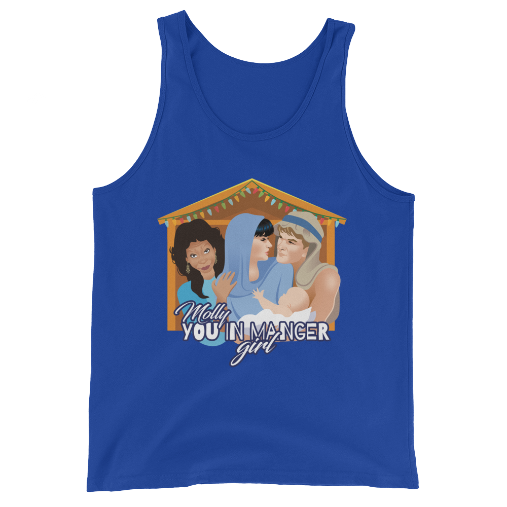 Molly, You in Manger Girl! (Tank Top)-Christmas Tanks-Swish Embassy