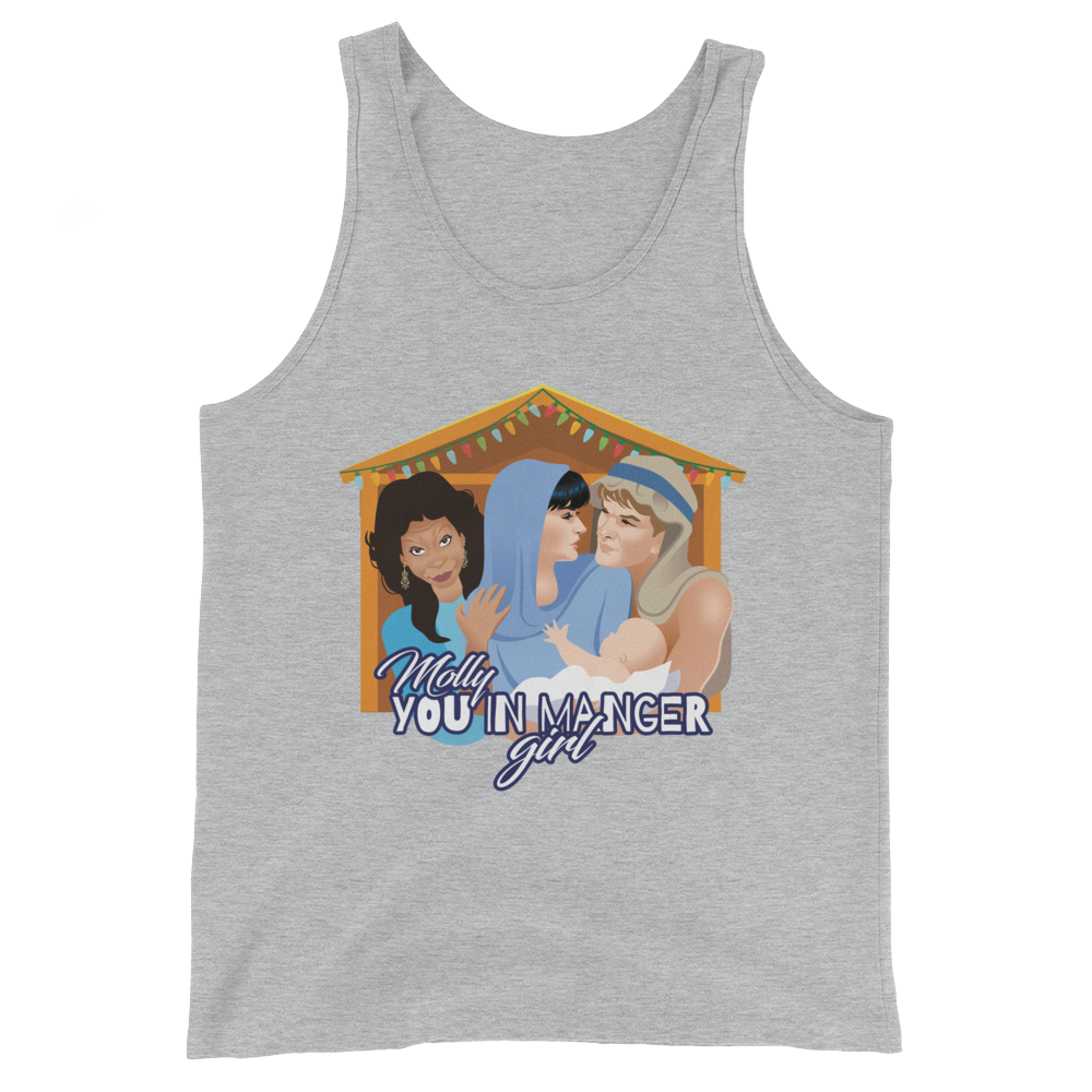 Molly, You in Manger Girl! (Tank Top)-Christmas Tanks-Swish Embassy