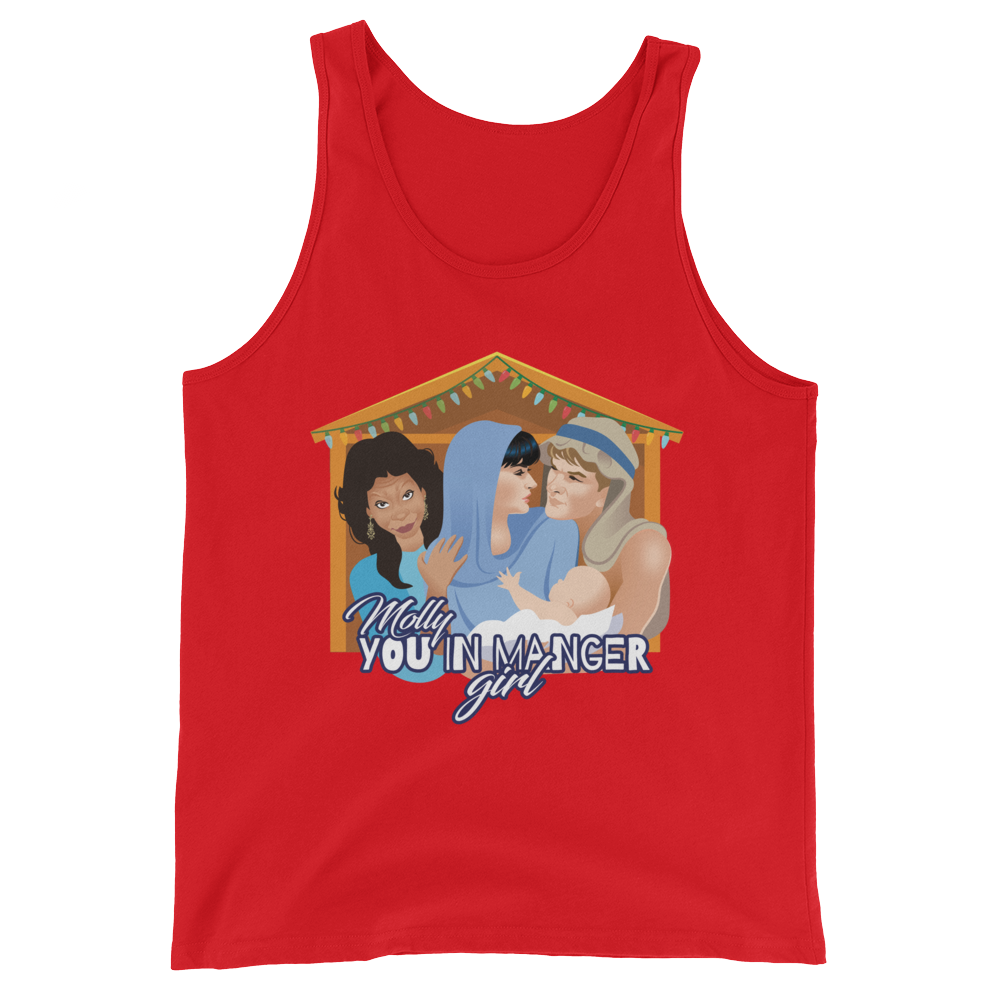 Molly, You in Manger Girl! (Tank Top)-Christmas Tanks-Swish Embassy