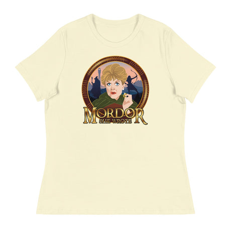 Mordor She Wrote (Women's Relaxed T-Shirt)-Women's T-Shirts-Swish Embassy