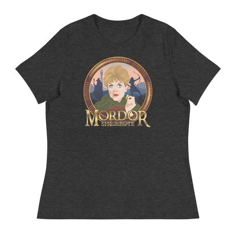 Mordor She Wrote (Women's Relaxed T-Shirt)-Women's T-Shirts-Swish Embassy