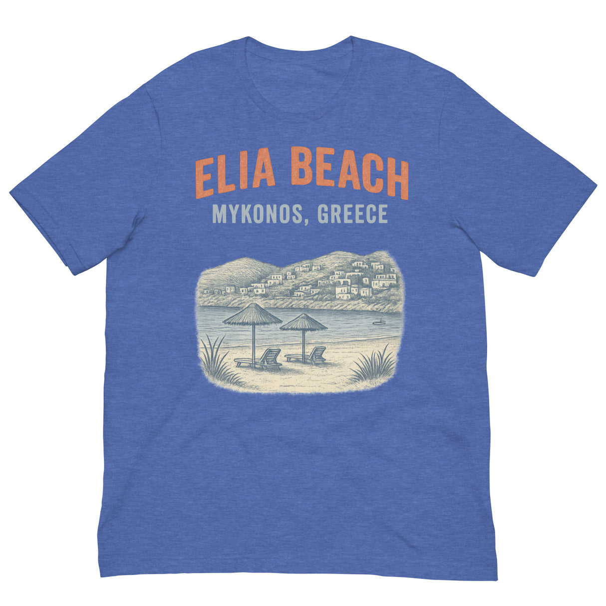 Mykonos Beach-T-Shirts-Swish Embassy