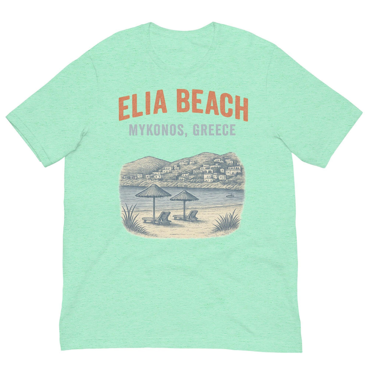 Mykonos Beach-T-Shirts-Swish Embassy