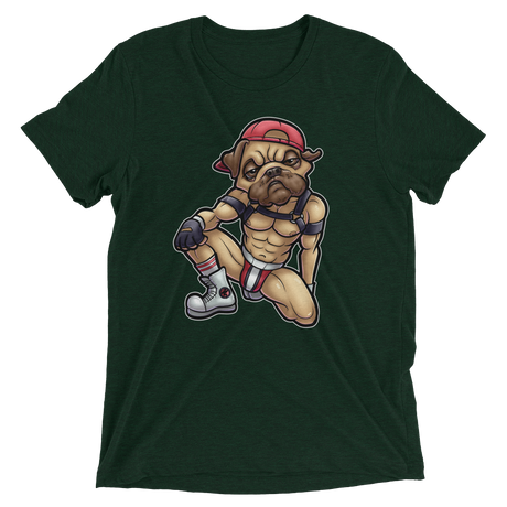 Nasty Pug (Triblend)-Triblend T-Shirt-Swish Embassy