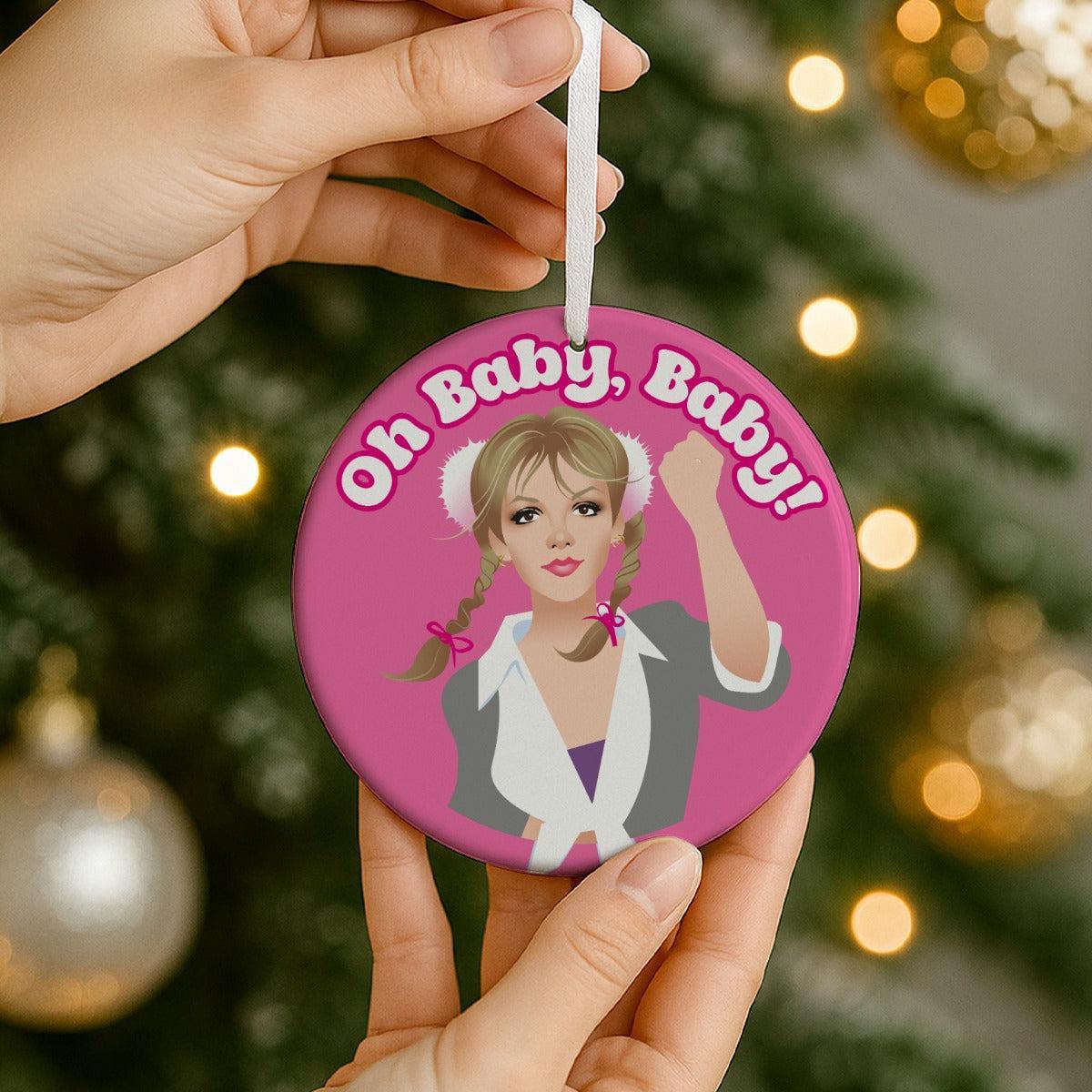 Oh Baby (Ceramic Holiday Keepsake)-Ceramic Holiday Keepsake-Swish Embassy