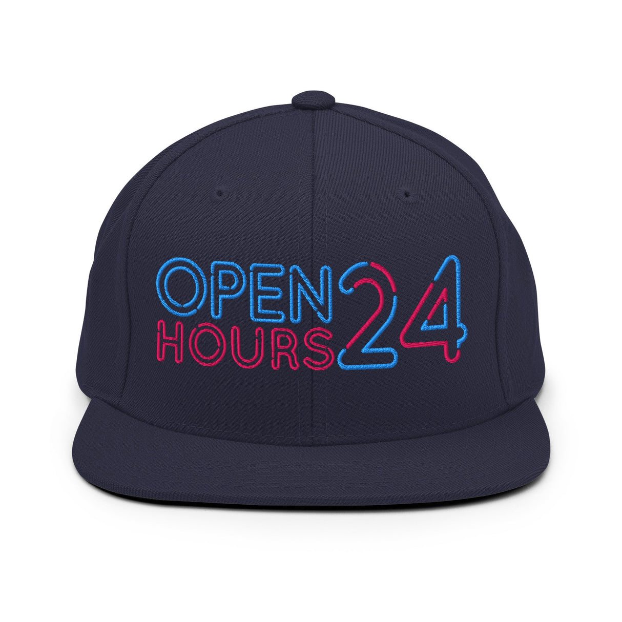 Open 24 Hours (Snapback Hat)-Headwear-Swish Embassy