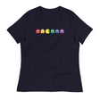 Pac Man Pride (Women's Relaxed T-Shirt)-Women's T-Shirts-Swish Embassy