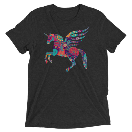 Paisley Pegacorn (Triblend)-Triblend T-Shirt-Swish Embassy