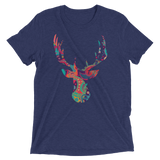 Paisley Stag (Triblend)-Triblend T-Shirt-Swish Embassy