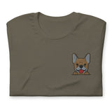 Pardon My Frenchie (Embroidered T-Shirt)-Embroidered T-Shirts-Swish Embassy