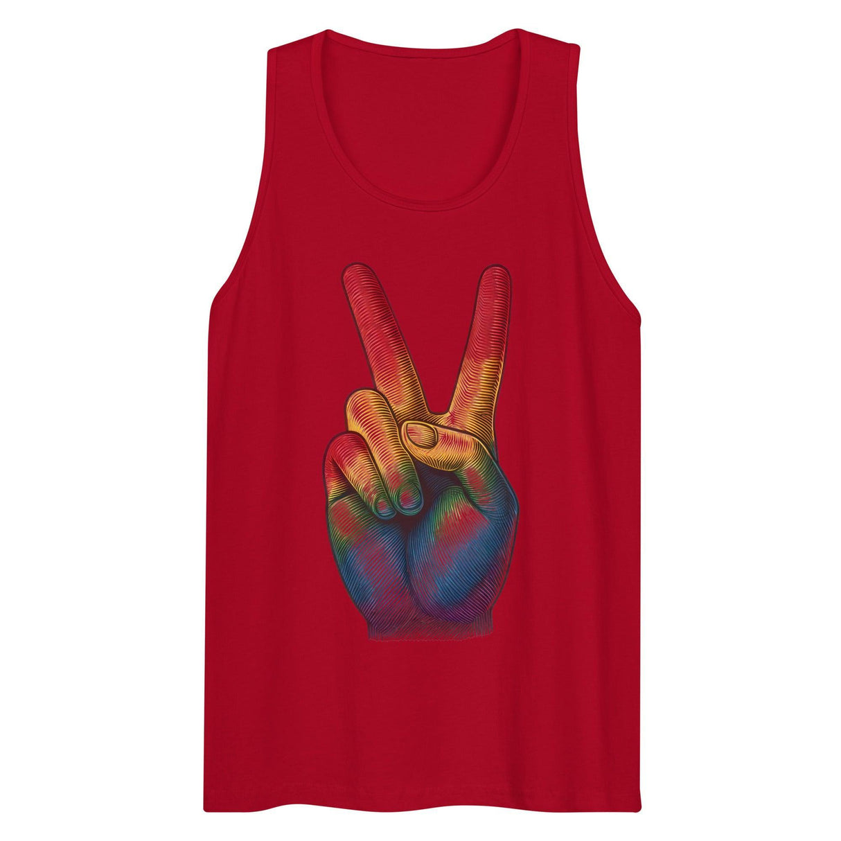 Peace and Pride (Tank Top)-Tank Top-Swish Embassy