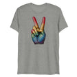 Peace and Pride (Triblend)-Triblend T-Shirt-Swish Embassy