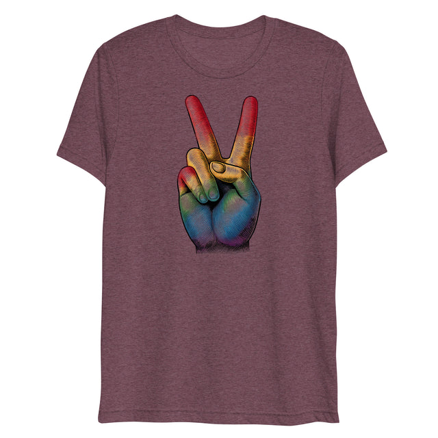Peace and Pride (Triblend)-Triblend T-Shirt-Swish Embassy